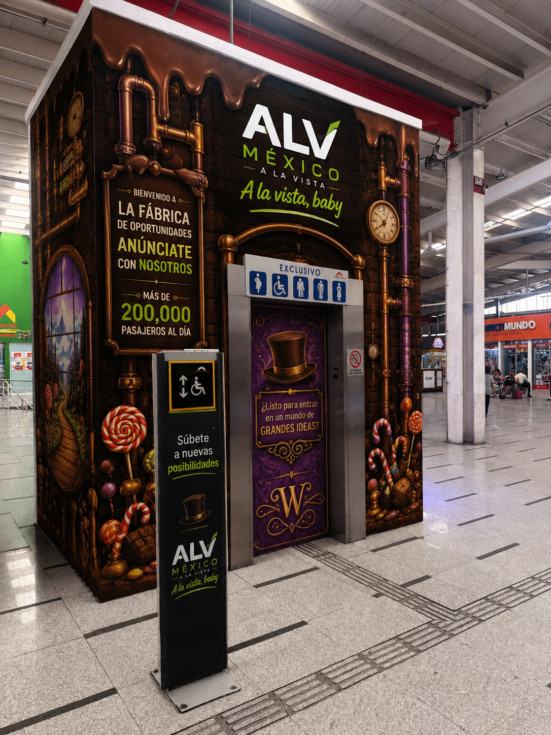 Elevador intervenido